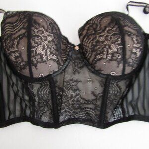 Very Sexy, Bustier, Corset Bra , black by BLUSH,  NWOT ,size M